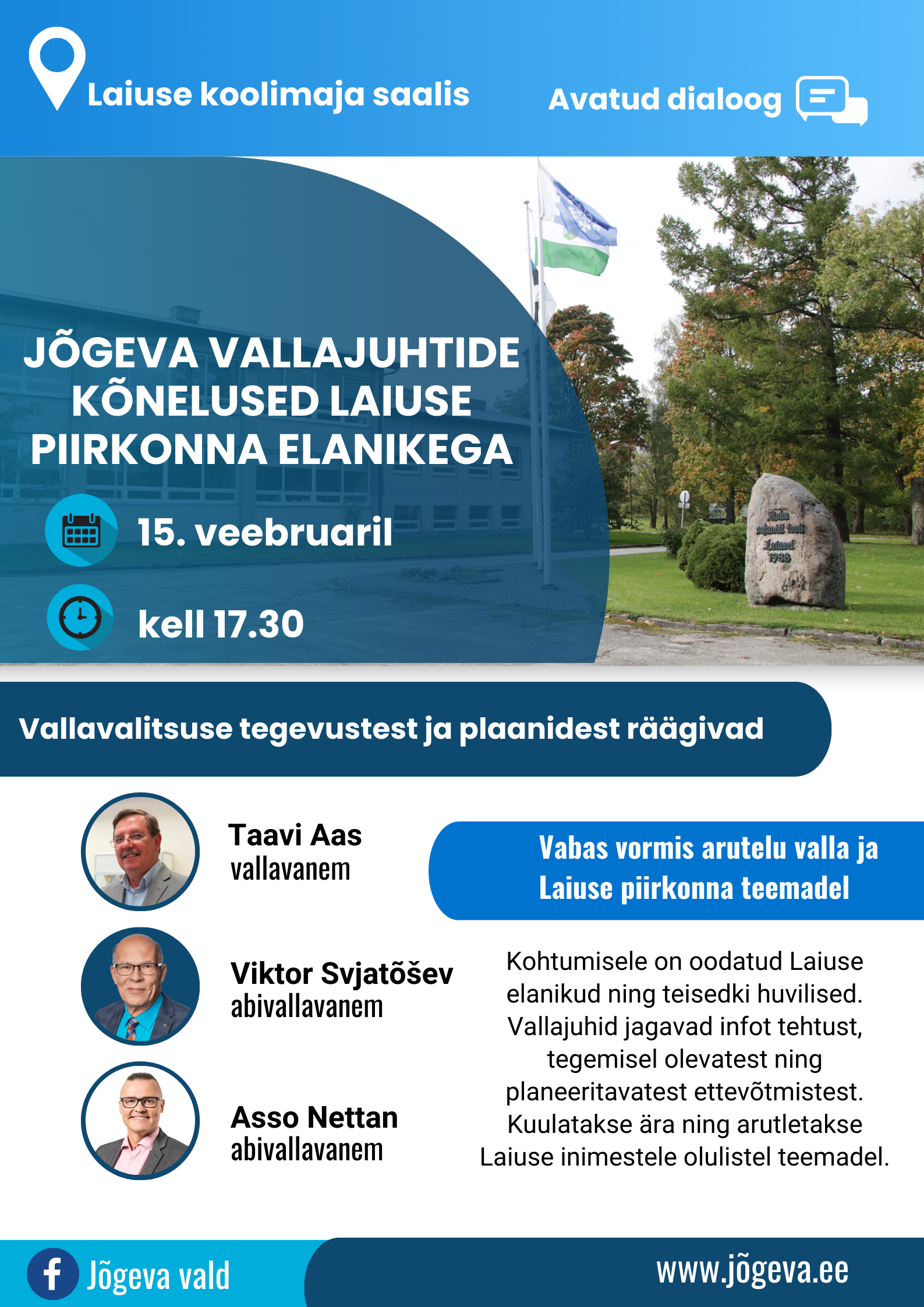 Rahvakohtumine Laiusel, plakat