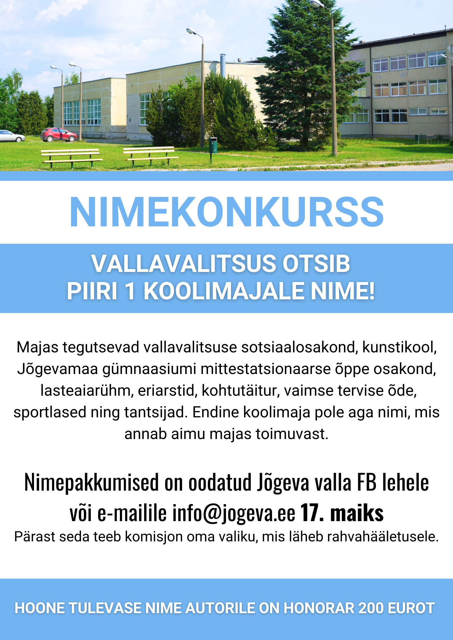 Piiri 1 hoone nimekonkursi kuulutus